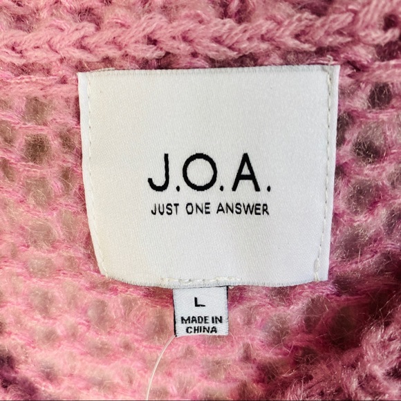 JOA loose knit striped sweater NWT - Picture 3 of 7